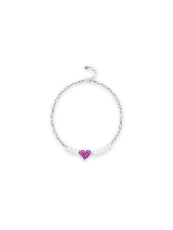 Pink Heart Bracelet
