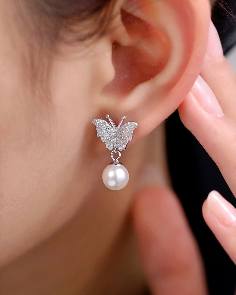 Butterfly Swarovski Earrings Swarovski Lilia Women's
