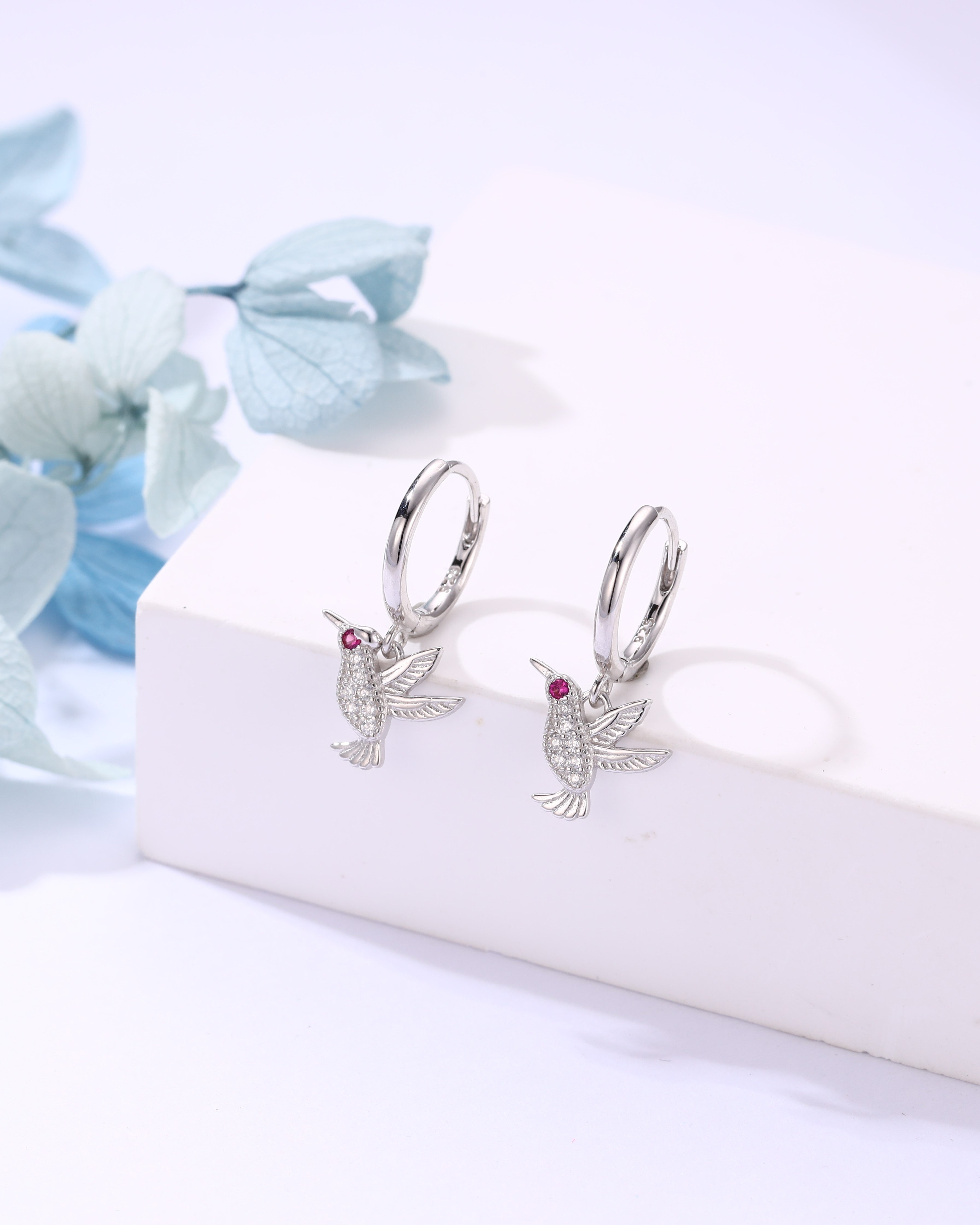 Bird Huggie Earrings  (IJ17807)