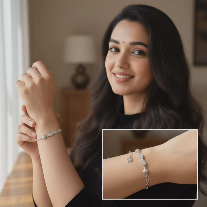 Infinity Silver Bracelet