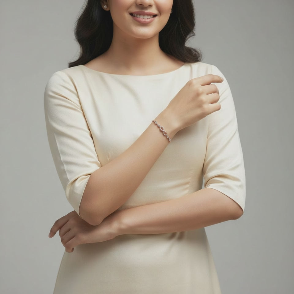 Silver Infinity Bracelet